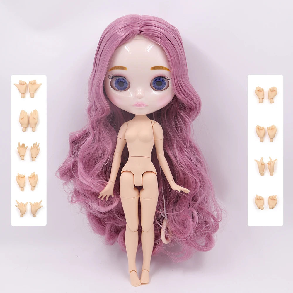 ICY DBS Blyth Doll 1/6 Joint Body 30CM BJD toys Natural shiny face with extra hands AB DIY Fashion Dolls girl gift - Buy online at  Vibe In Cart.