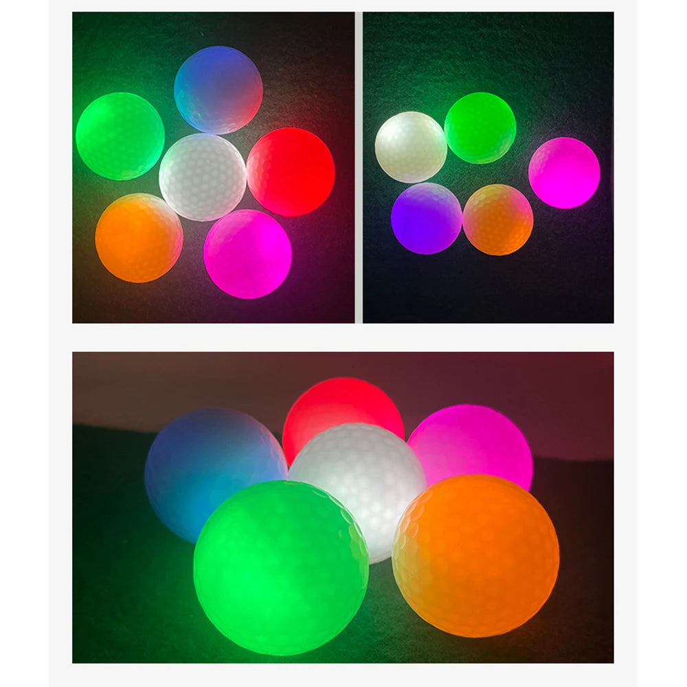 Glow Golf Balls for Night Sports,Luminous Golf LED Ball Glowing in The Dark,Long Lasting Bright Luminous Balls - Buy online at  Vibe In Cart.