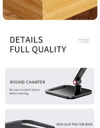 Adjustable VESA Monitor Stand for 10-20 Inch Screens with 360 Degree Swivel