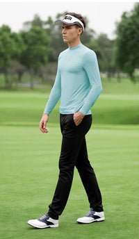 PGM Mens Sun Protection Golf Shirt Underwear Long Sleeve Golf Shirt Cooling Ice Silk T-shirts Anti-UV Soft Golf Apparel For Men - Buy online at  Vibe In Cart.