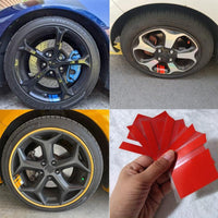 6Pcs Car Sticker Reflective Wheel Hub Decals Resistant Cover Exterior Accessory Car Decor Car Stickers for Dodge Chrysler Jeep - Buy online at  Vibe In Cart.