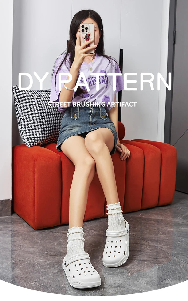 Summer Comfortable Clogs Slippers for Women Lightweight Anti Slip Beach Sandals Woman Fashion White EVA Waterproof Garden Shoes - Buy online at  Vibe In Cart.