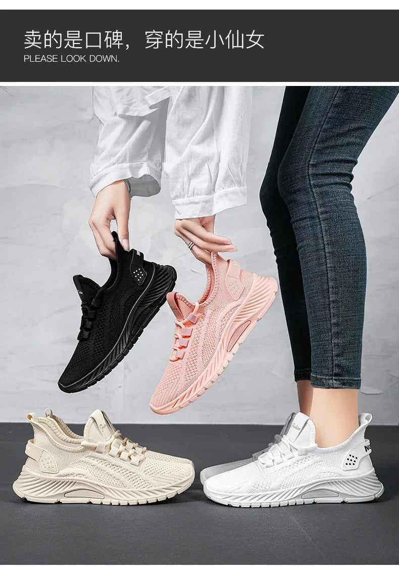 Women's Shoes Summer 2025 Casual Sneakers Breathable Mesh Lightweight Affordable Free Shipping - Buy online at  Vibe In Cart.