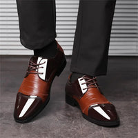 Men's Dress Shoes Business Oxfords Patent Leather Dress Shoes Classic Loafers Formal Derby Shoes For Men - Buy online at  Vibe In Cart.