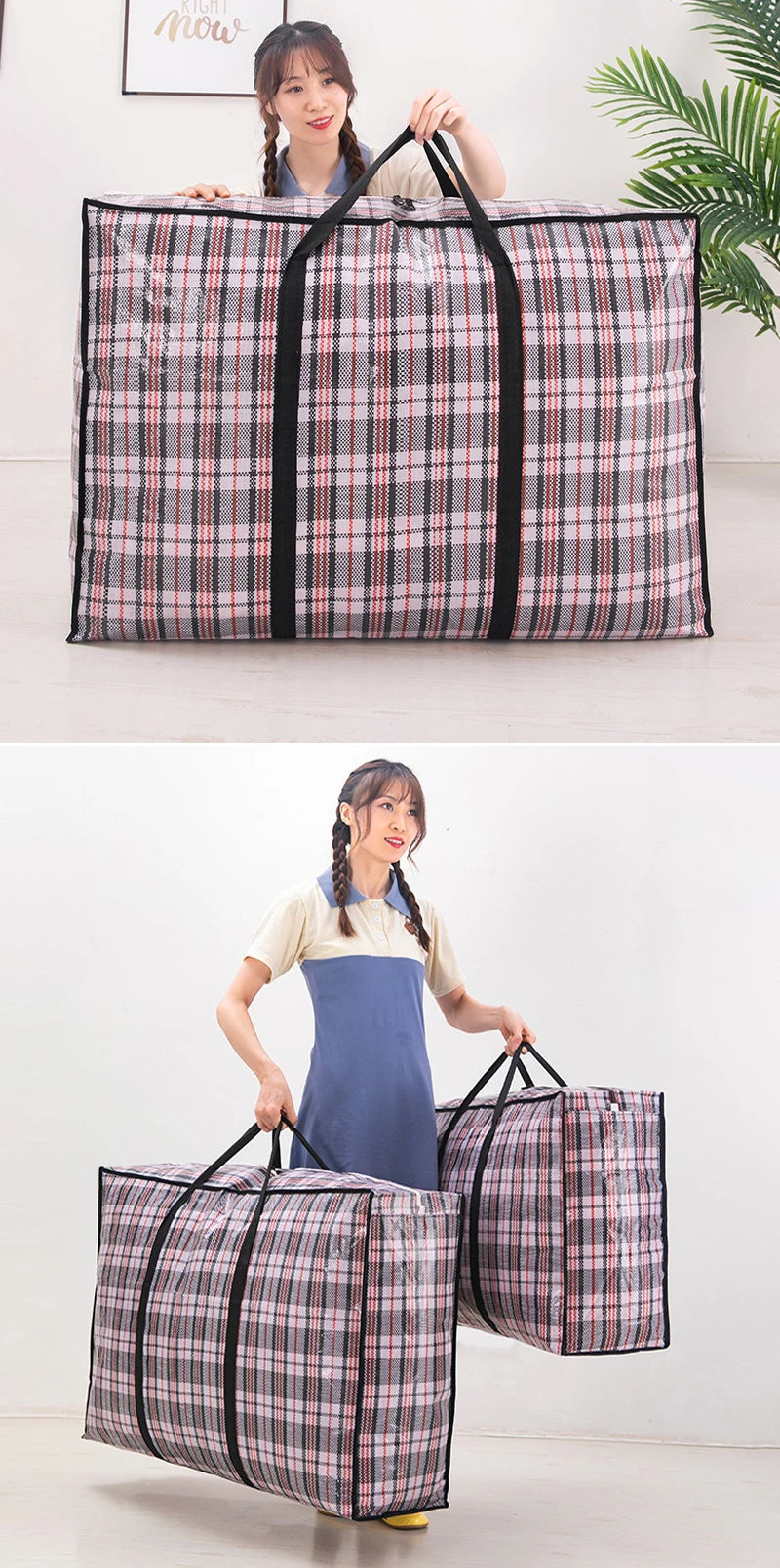 Extra Large Folding Travel Bag With Waterproof Oxford Material