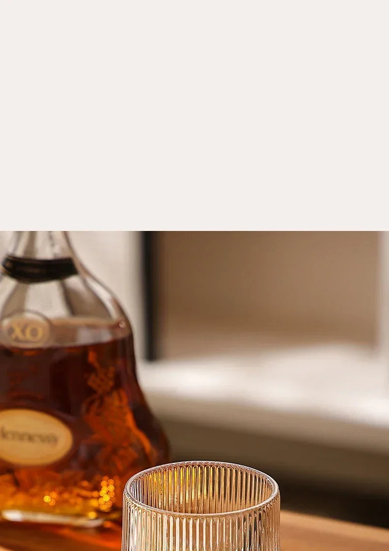 255 ML Transparent Round Glass Whiskey Wine Beer Cup