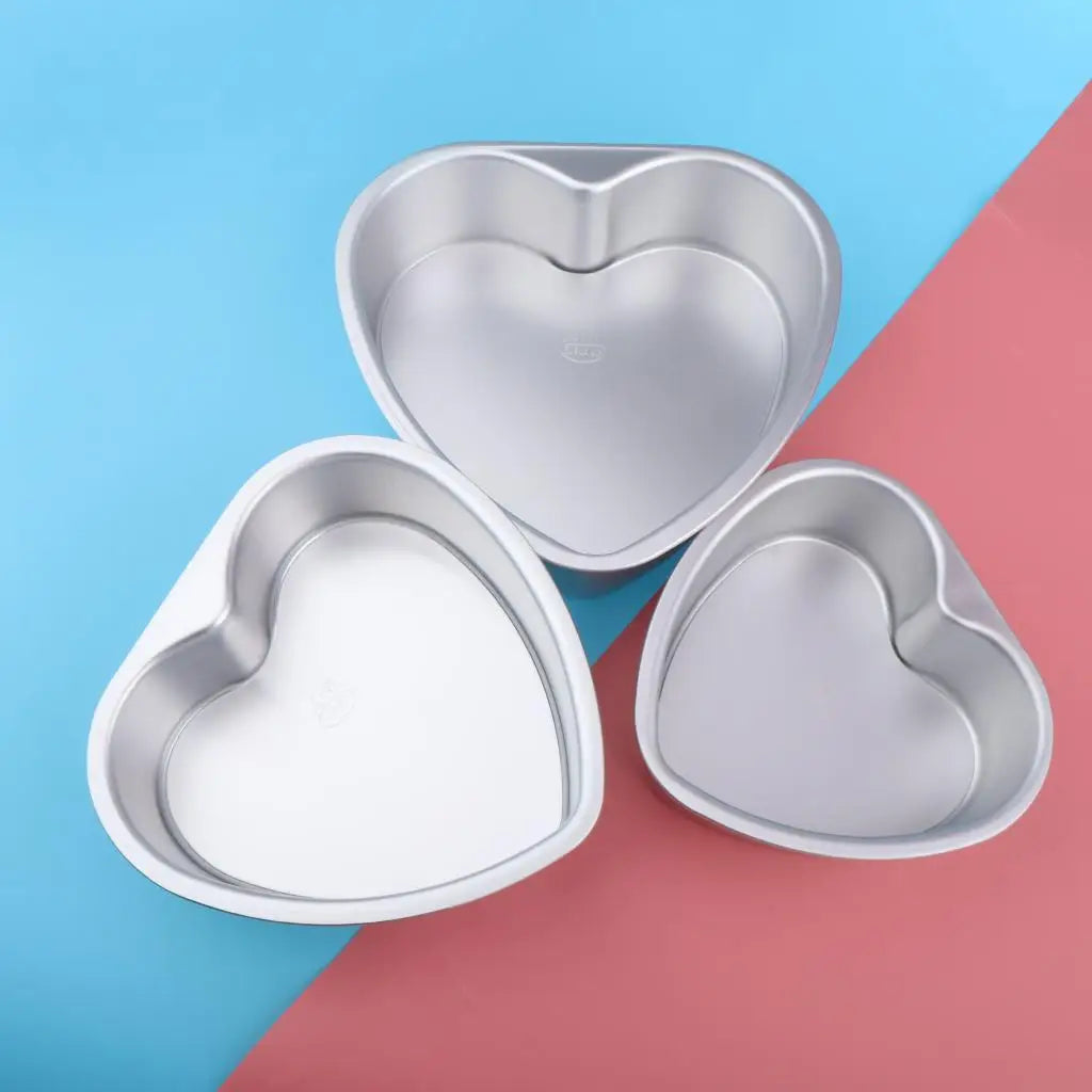 6/7/8 Inch Heart Cake Pan Baking Mold Cake Tin Bakeware DIY Baking Tool Removable Bottom Aluminum Cake Pan Kitchen Tool - Buy online at  Vibe In Cart.