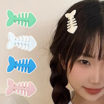 Matte Fishbone Hair Clip for girls Small Barrettes Bangs Side Clips For Women Cute Hairpins Headdress headwear Hair Accessories - Buy online at  Vibe In Cart.