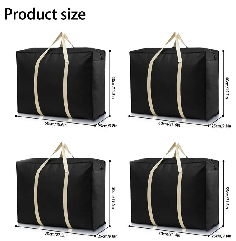 Extra Large Waterproof Non-Woven Fabric Storage Bag 80x55x25cm