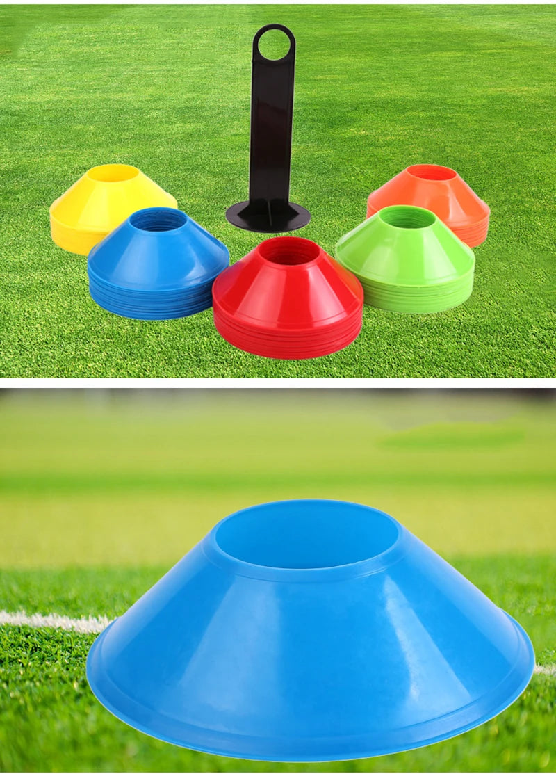 10pcs soccer Training Sign Dish Pressure Resistant Cones Marker Discs Bucket Outdoor Basketball Football Training Sports - Buy online at  Vibe In Cart.