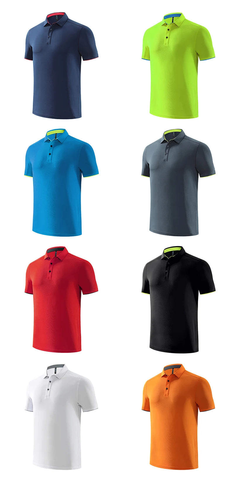Quick Dry Men's Sports Polo Shirt Golf wear Summer Gym Fitness Training Clothing Comfortable Breathable Shirts - Buy online at  Vibe In Cart.