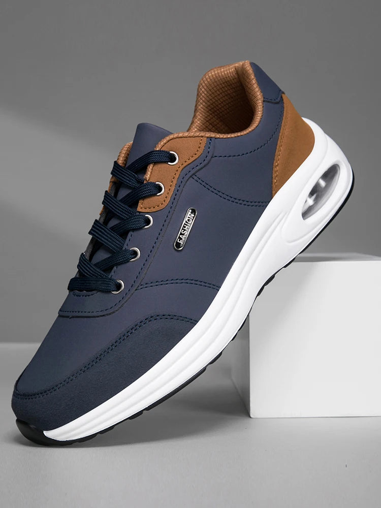 Men's Casual Sports Shoes Waterproof Walking Sports Shoes Casual Men's Leather Sports Shoes Non-slip Shoes Men's Tennis Shoes - Buy online at  Vibe In Cart.