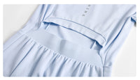 DRUR Elegant Tennis Dress Women Summer Lightweight Quick Dry Sports Dress Back Hollow Out Golf Wear Yoga Clothing Sportswear New - Buy online at  Vibe In Cart.