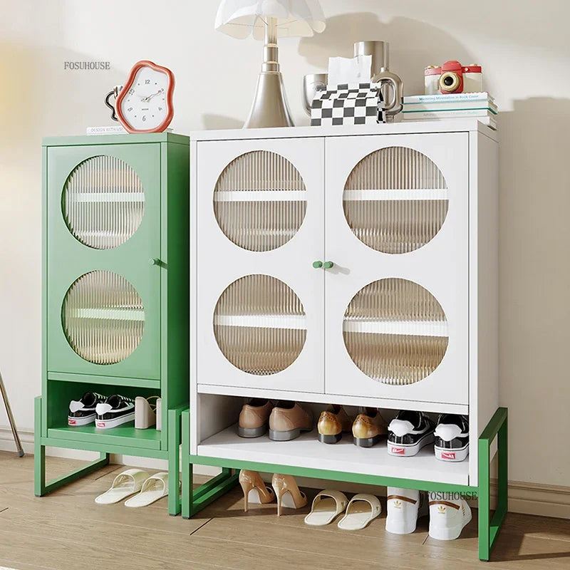 Minimalist Steel Shoe Organizer Home Shoes Storage Entryway Storage Locker Light Luxury Creative Shoe Cabinets for Living Room - Buy online at  Vibe In Cart.