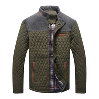 Men's Jackets Winter Warm Bomber Quilted Coat Lightweight Business Casual Button Down Clothing Waterproof Warm Jackets US Size - Buy online at  Vibe In Cart.