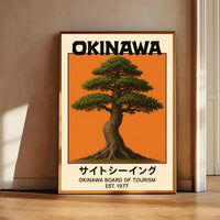 Japanese Retro Okinawa Travel Iconic Trees Canvas Print Poster Vintage Classic Art Print Living Room Home Decor Art Poster Gifts - Buy online at  Vibe In Cart.