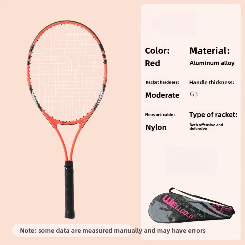 Tennis Racket 27 Inch Aluminum Alloy Racket Beginner Training Adult Outdoor Sports Ultra Light Tennis Racket - Buy online at  Vibe In Cart.