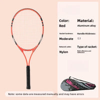 Tennis Racket 27 Inch Aluminum Alloy Racket Beginner Training Adult Outdoor Sports Ultra Light Tennis Racket - Buy online at  Vibe In Cart.