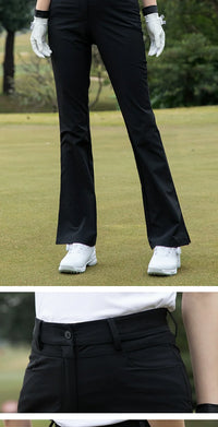 Pgm Golf Flared Pants for Women Spring High-waisted Slim Fit Long Pants Summer Elastic High-end Trousers Ladies Golfer Clothing - Buy online at  Vibe In Cart.