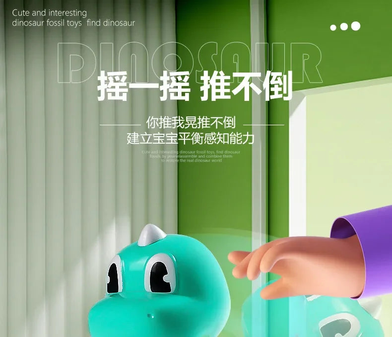 Tumbler Wobbler Toys for Infant Boy Girl - Perfect for Learning To Climb & Early Education! Roly Poly Baby Toys 6 To 12 Months