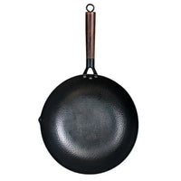 Pure Iron wok cast iron pan Non-coated Pot General use for Gas and Induction Cooker 32cm Chinese Wok Cookware Pan - Buy online at  Vibe In Cart.