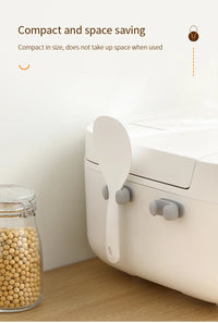 Rice Spoon Holder Silicone Storage Rack, Kitchen Wall-Mounted Cooker Spoon Shelf, Placement Rack - Buy online at  Vibe In Cart.