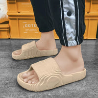 Soft Home Slippers Couple Summer Indoor Skid Proof Bathroom Slippers Sandals Hotel Solid Color Men Women Flip Flops Flat Shoes - Buy online at  Vibe In Cart.