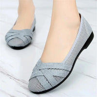 women fashion light weight plus size mesh breathable spring slip on flat loafers lady casual comfort office work shoes b607 - Buy online at  Vibe In Cart.