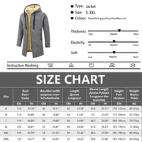 Winter Men's Thickened Hoodies Jacket Outdoor Warm Zipper Long Sleeve Sweatshirts Cardigan Streetwear Solid Color Tops Overcoat - Buy online at  Vibe In Cart.