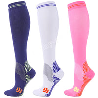 Knee-High Unisex Compression Socks for Varicose Veins 20-30 mmHg for Running and Cycling