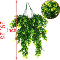1Pcs Artificial 5Forks Rattan Eucalyptus Wall Hanging Simulation Greenery Fake Hanging Plants Vine Diy  Home Outdoor Decor Plant - Buy online at  Vibe In Cart.