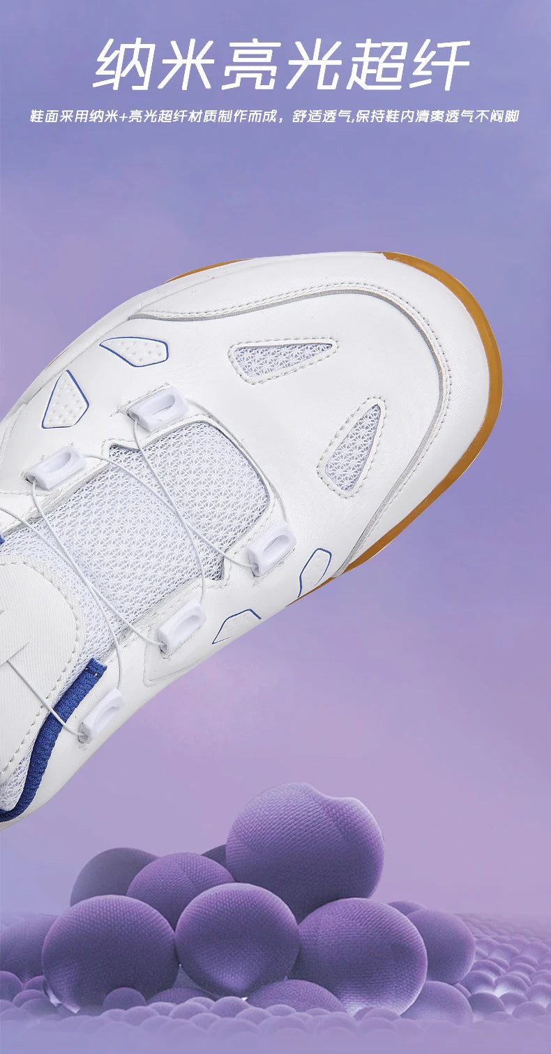 2023 New Men Tennis Shoes Breathable Tennis Sneakers Women Quick Lacing Training Sneakers Big Size 35-46 Badminton Court Shoes - Buy online at  Vibe In Cart.