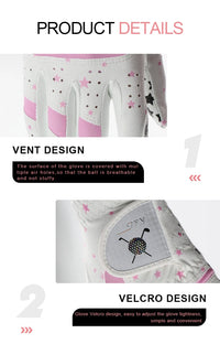 Golf Gloves Children's Golf Gloves Child Boys Girls PU Microfiber Cloth Breathable Non-slip Protection A Pair Kids Velcro Gifts - Buy online at  Vibe In Cart.