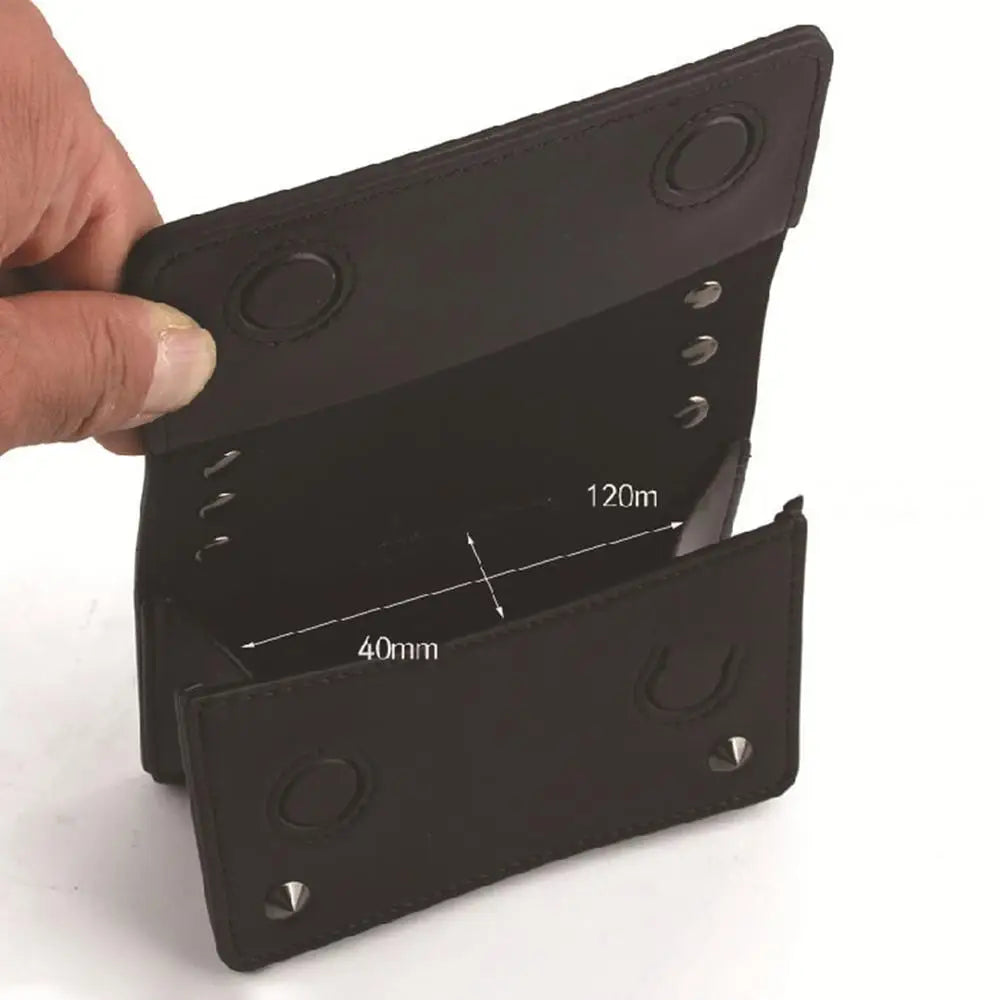 Golf Rangefinder PU Carry Bag with Magnetic Closure and Waist Belt