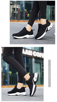Women's Breathable Running Shoes Lightweight White Casual Sneakers