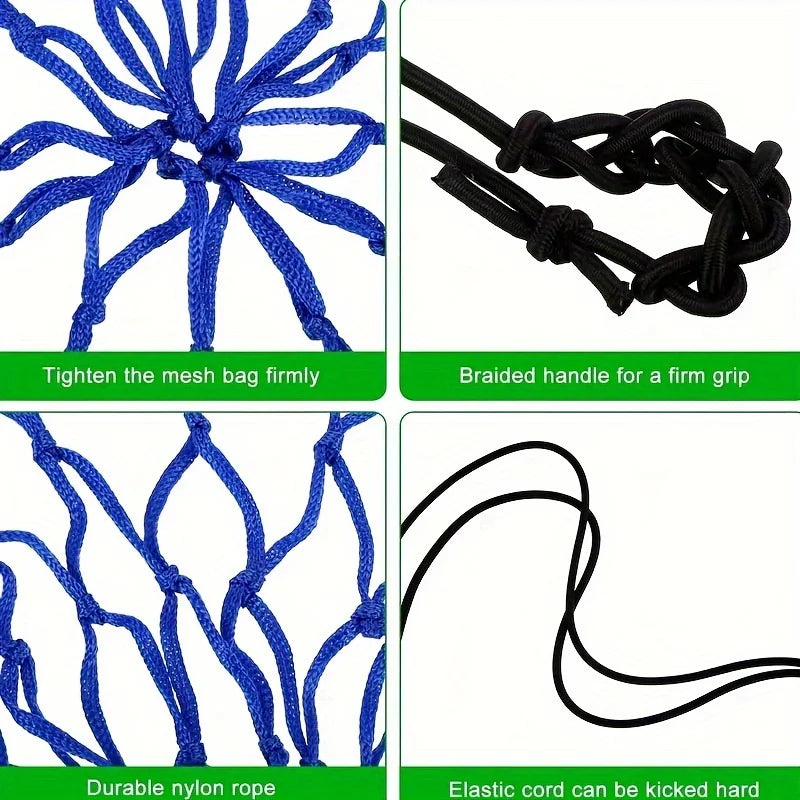 1pc Portable Football Kick Training Net Bag-Durable Nylon Football Net Bag, Easy For Both Men And Women To Carry-Ball-Free - Buy online at  Vibe In Cart.