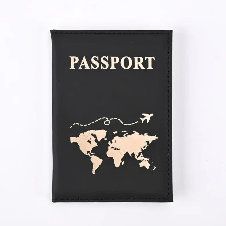 Slim Polyester Passport Cover Travel Wallet Card Case