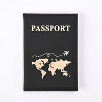 Slim Polyester Passport Cover Travel Wallet Card Case