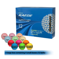 Set of 12 Two-Piece Distance Golf Balls for Women