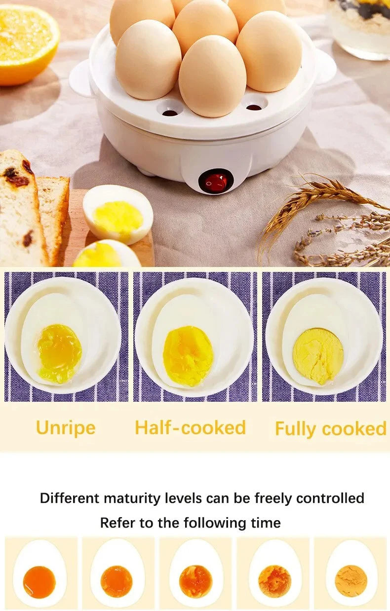 Egg Cooker Multifunctional Electric Egg Boiler Double Layers Egg Cooker Mini Steamer Poacher Kitchen Cooking Breakfast Machine - Buy online at  Vibe In Cart.