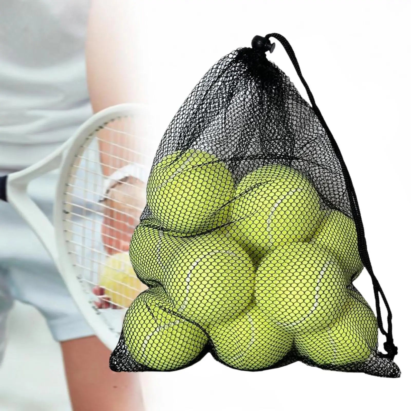 12 Pieces Tennis Balls 2.52" Diameter Workout Playing Balls for Playing with Dogs Racquet Sports Entertainment Outdoor Beginners - Buy online at  Vibe In Cart.