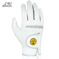 1pc Men Golf Glove Micro Soft Fabric Breathable Comfortable Fitting With Magnetic Marker Replaceable For Golfers White - Buy online at  Vibe In Cart.