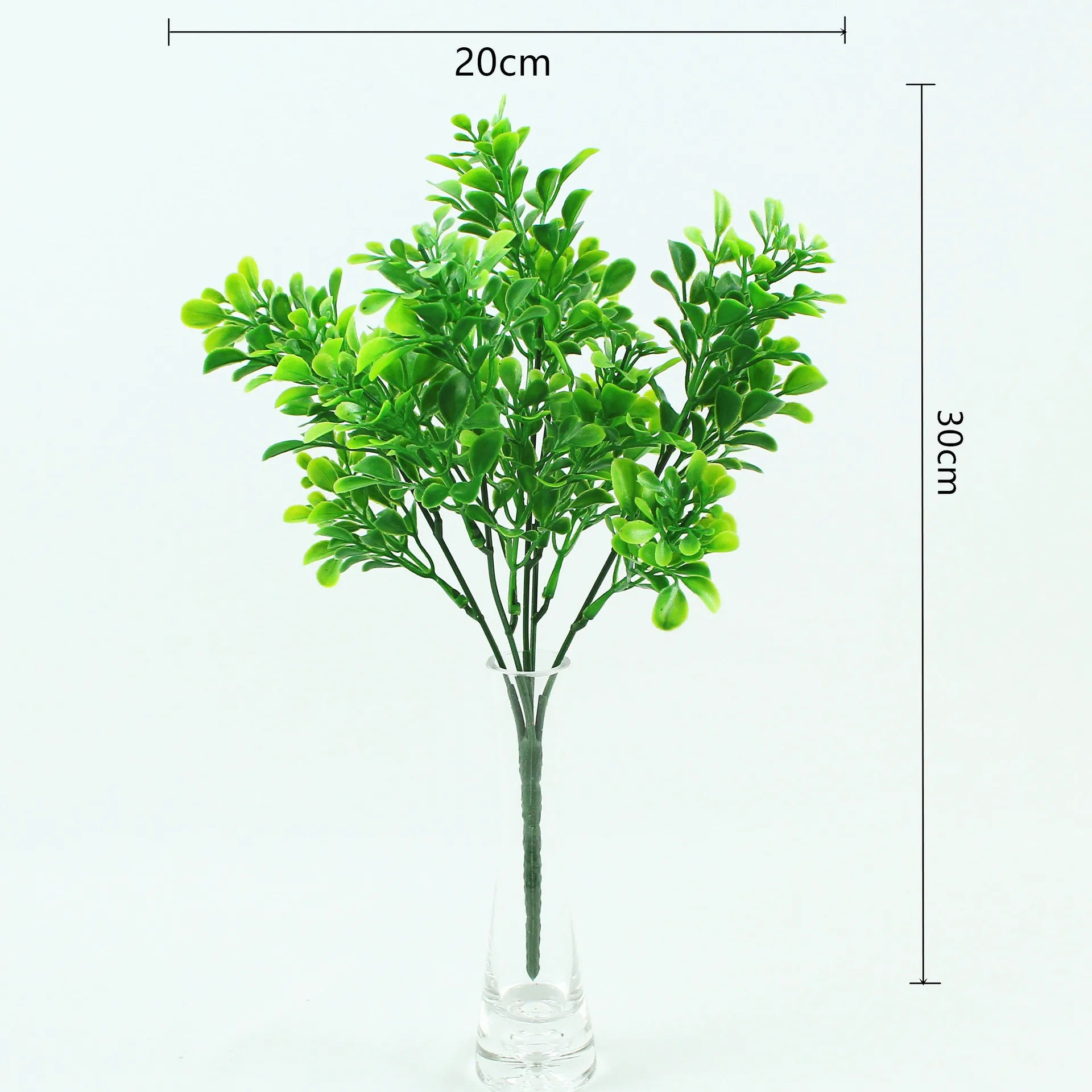 Artificial Plastic Fern Grass Plants for Home and Wedding Decor, Green