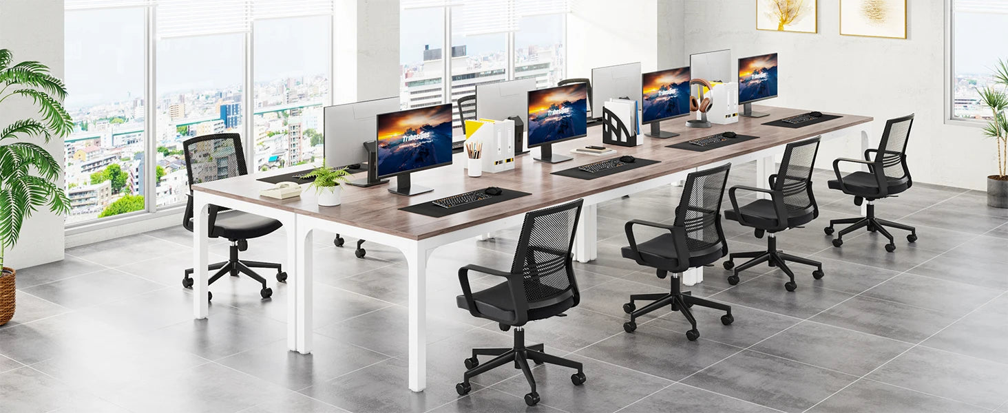 78.7 Inches Extra Long Computer Desk 2 Person Desk, Double Long Desk, Workstaion for Home Office - Buy online at  Vibe In Cart.