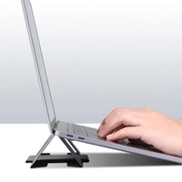 Foldable ABS Plastic and PU Stand for 12-16 Inch Laptops and Tablets