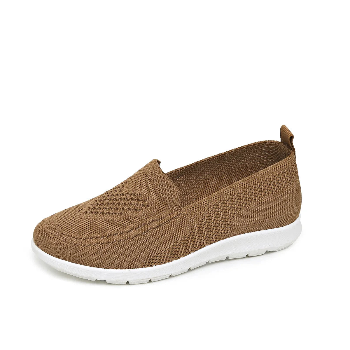Women's Casual Slip-On Loafer Flats with Breathable Mesh and Hollow Design