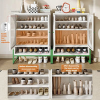 Minimalist Steel Shoe Organizer Home Shoes Storage Entryway Storage Locker Light Luxury Creative Shoe Cabinets for Living Room - Buy online at  Vibe In Cart.