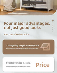 Simple shoe cabinet, household door storage artifact, space-saving indoor good-looking multi-layer dustproof large-capacity - Buy online at  Vibe In Cart.