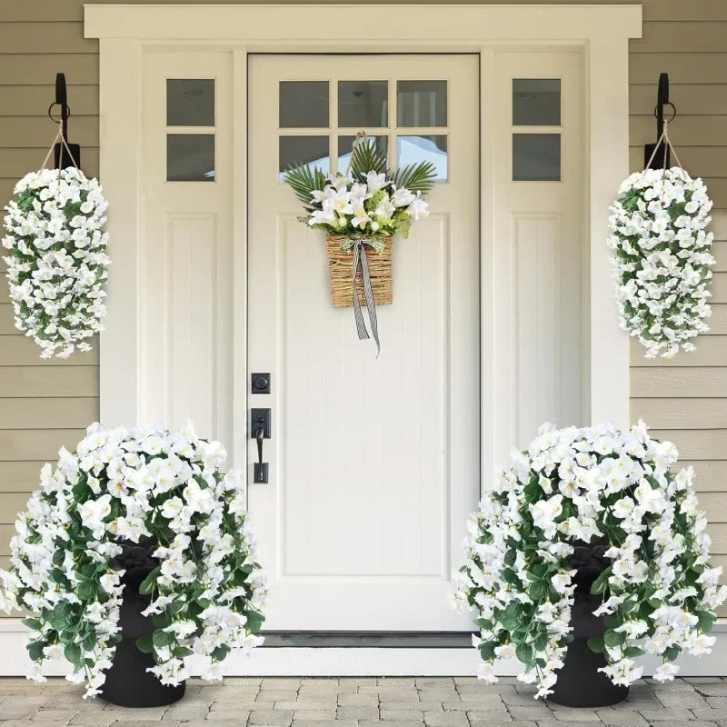 Artificial Flower New Artificial Hanging Flowers and Plants Easter Decoration 2025 UV-resistant and Realistic Room Decor Wedding - Buy online at  Vibe In Cart.