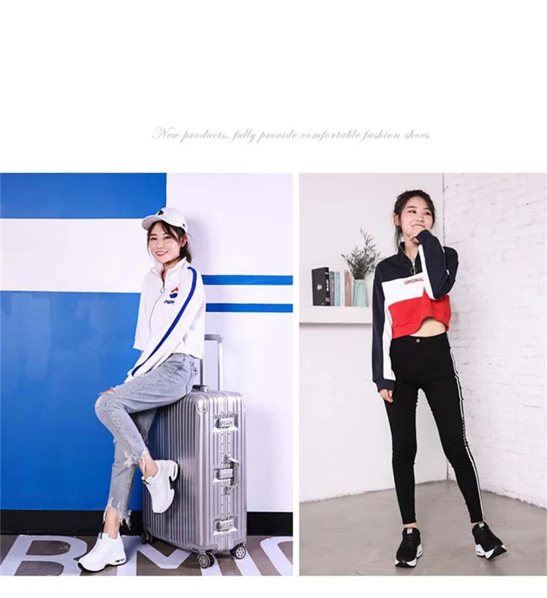 Women's Platform Mesh Breathable Sneakers Womens Spring New Casual Wedge Basket Shoes Tennis Female Thick Woman Summer Trainers - Buy online at  Vibe In Cart.